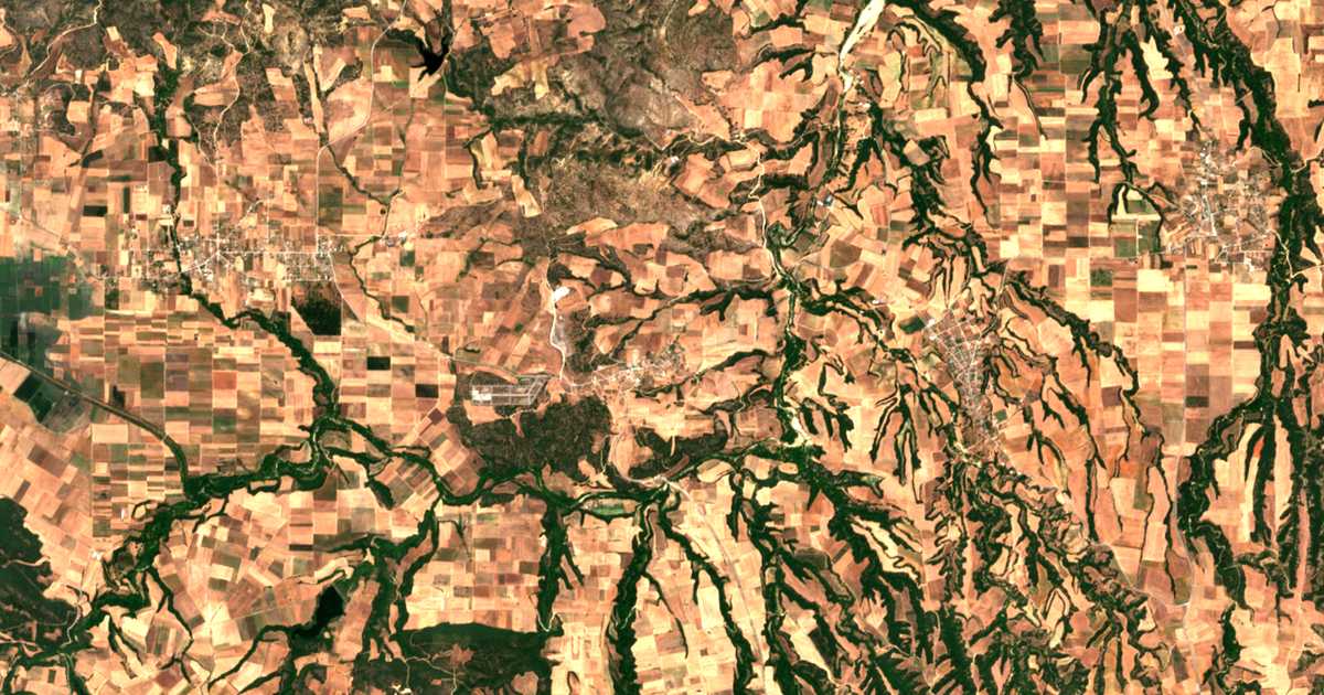 Satelitska karta: Platanochórion