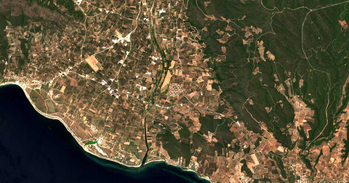 Satelitska karta: Vatopédion