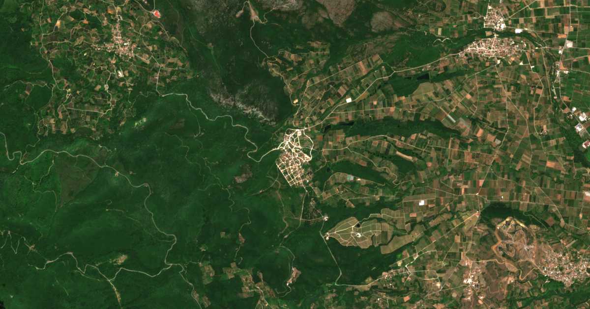 Satelitska karta: Giannakochórion