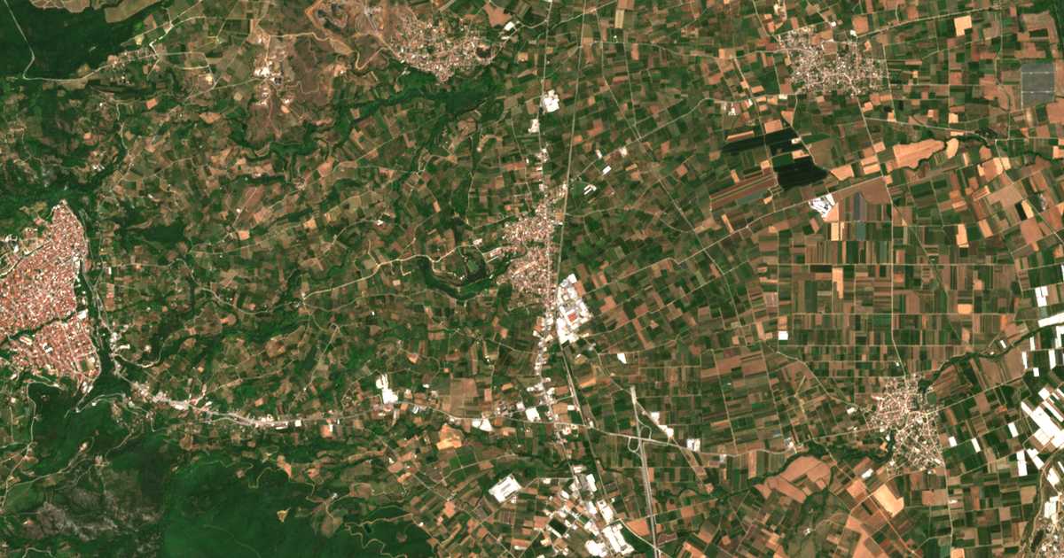 Satelitska karta: Kopanós
