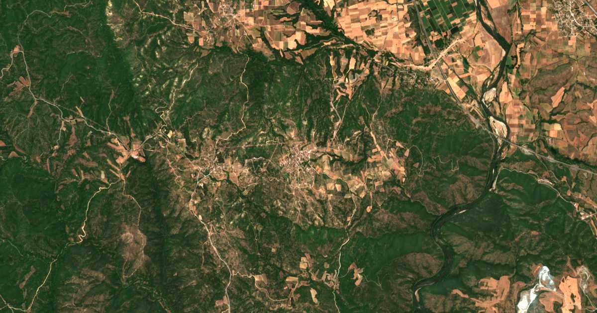 Satelitska karta: Plágia