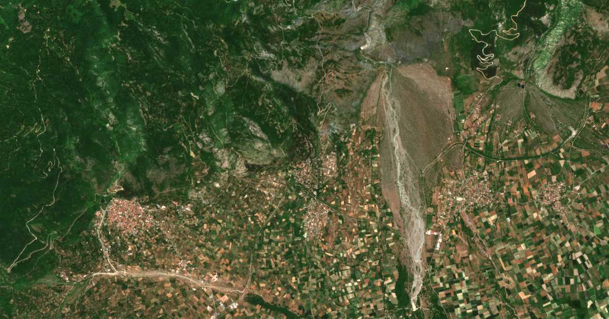 Satelitska karta: Garéfeion