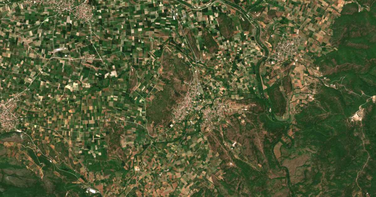 Satelitska karta: Xifianí