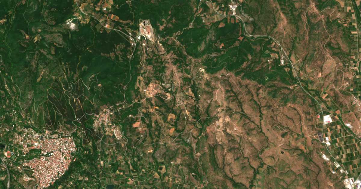 Satelitska karta: Samárion