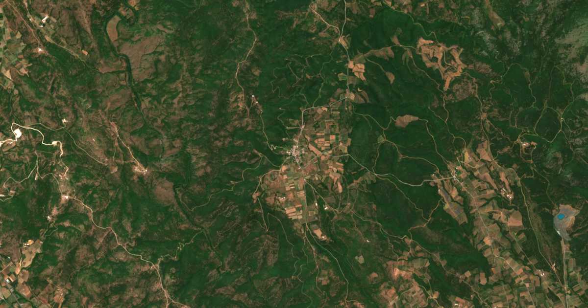 Satelitska karta: Kranéa