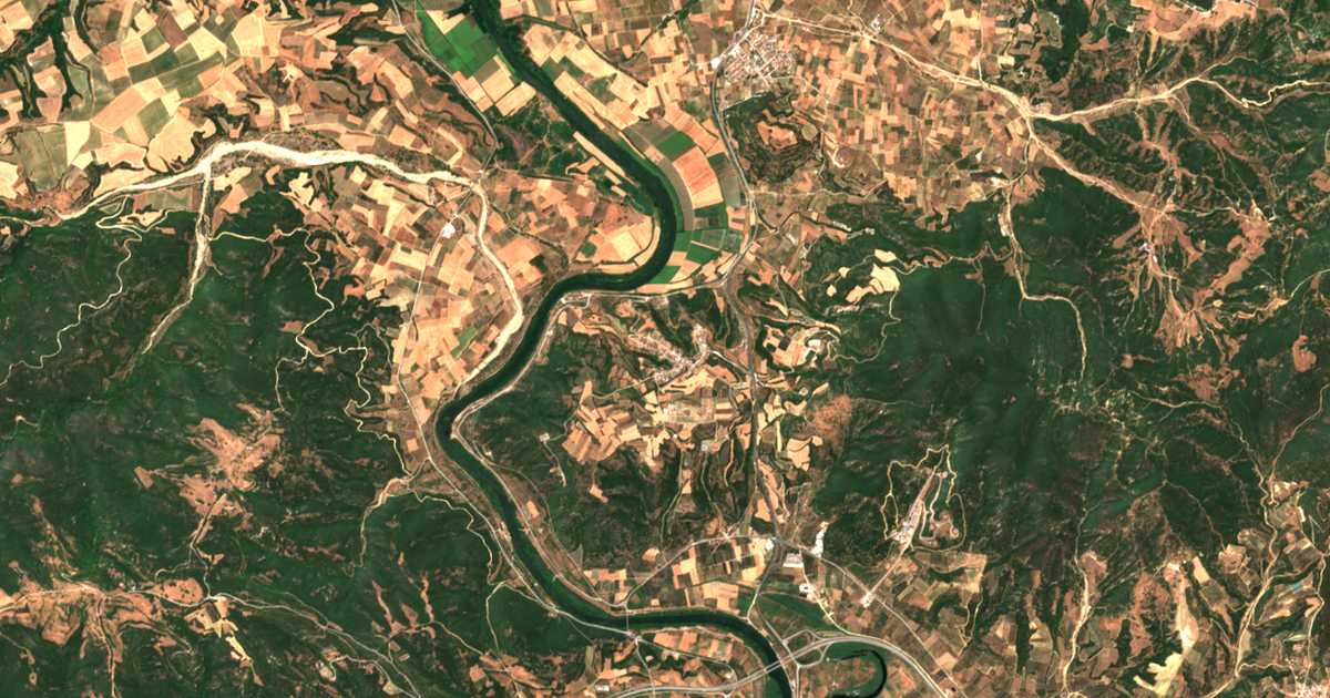Satelitska karta: Amfípolis