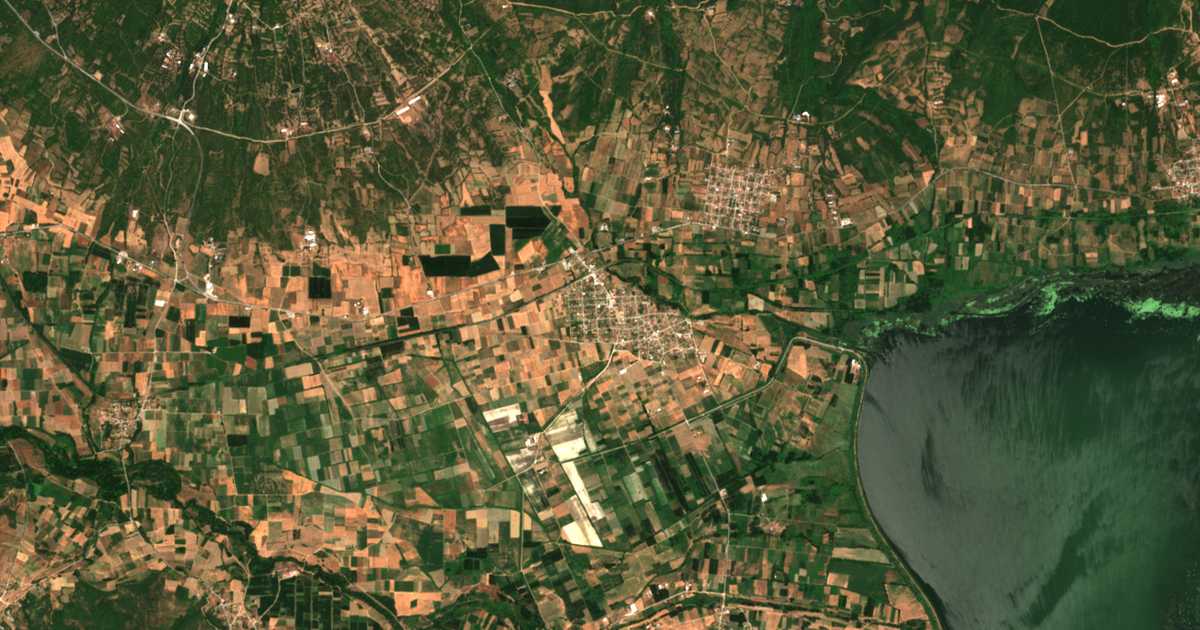 Satelitska karta: Livadiá
