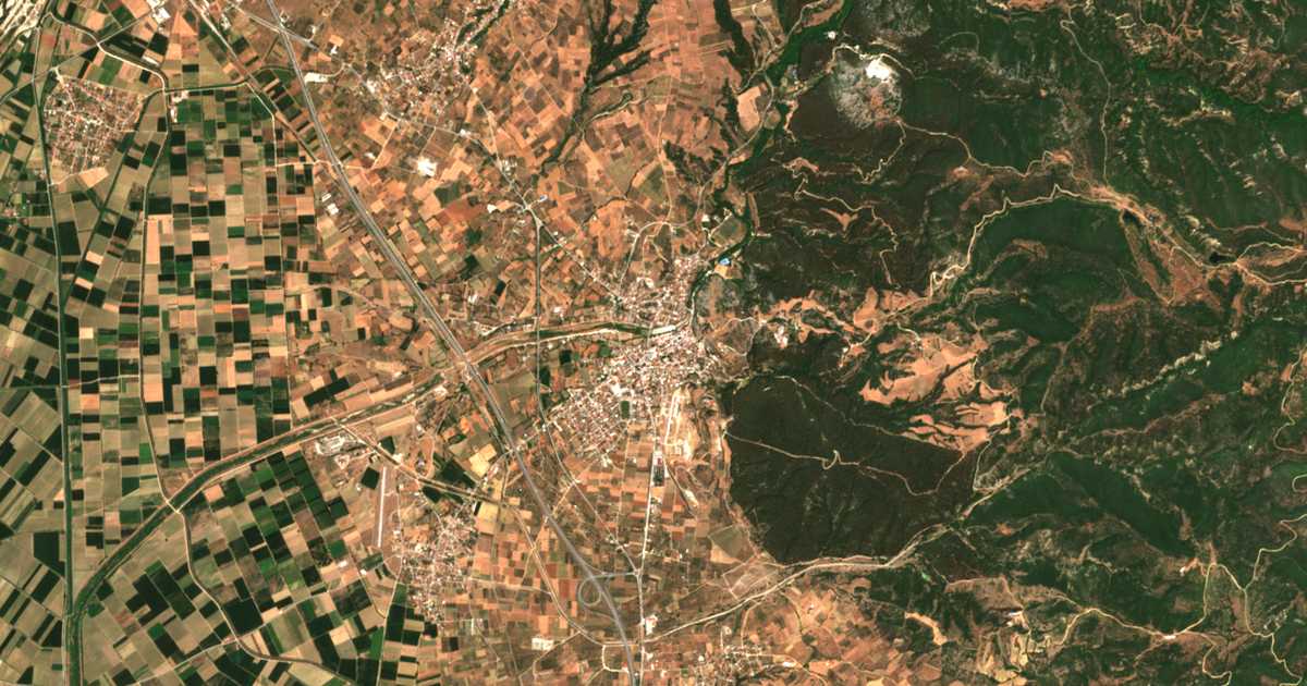 Satelitska karta: Sidirókastron