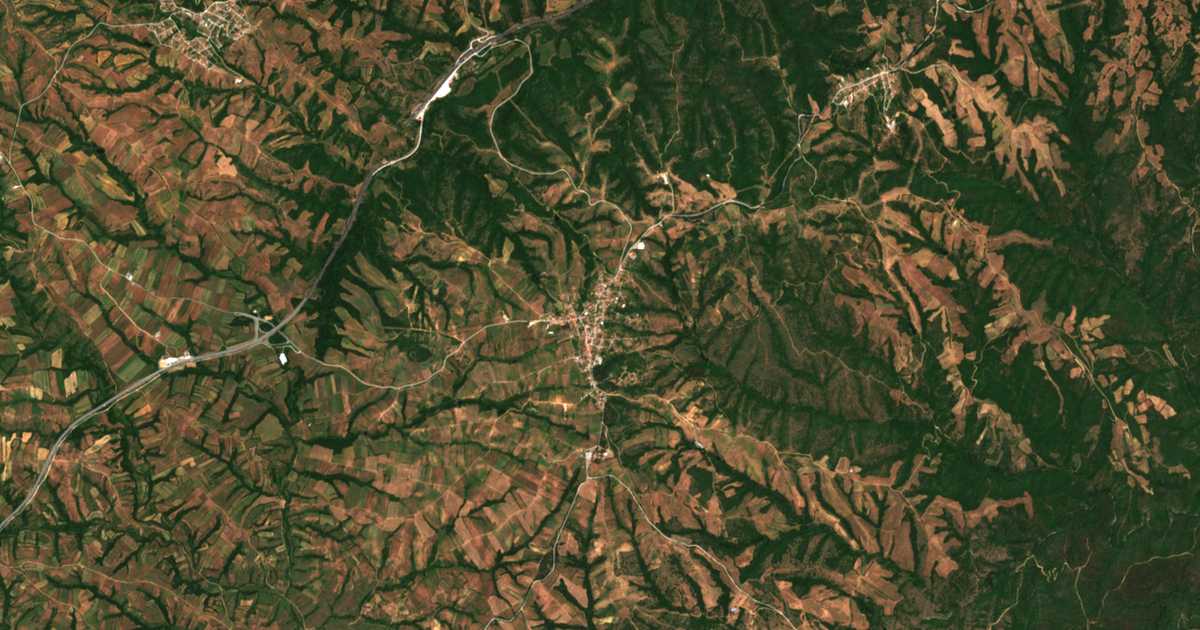 Satelitska karta: Lachanás