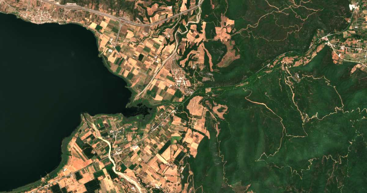 Satelitska karta: Rentína