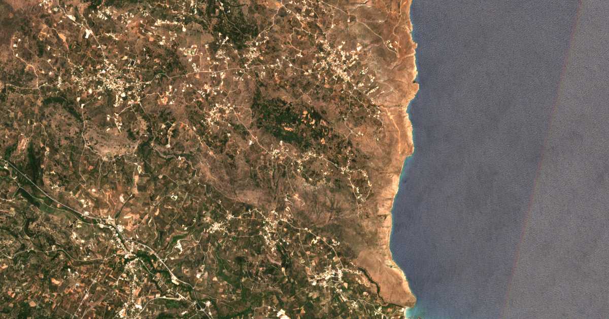 Satelitska karta: Sellía