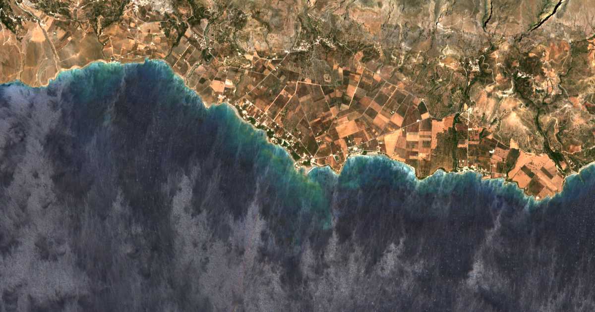 Satelitska karta: Fragkokástello