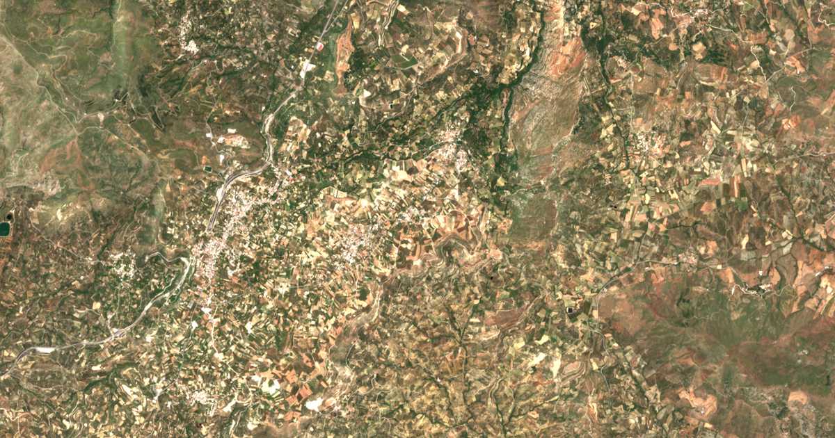 Satelitska karta: Prevelianá
