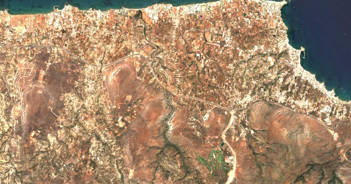 Satelitska karta: Agrianá