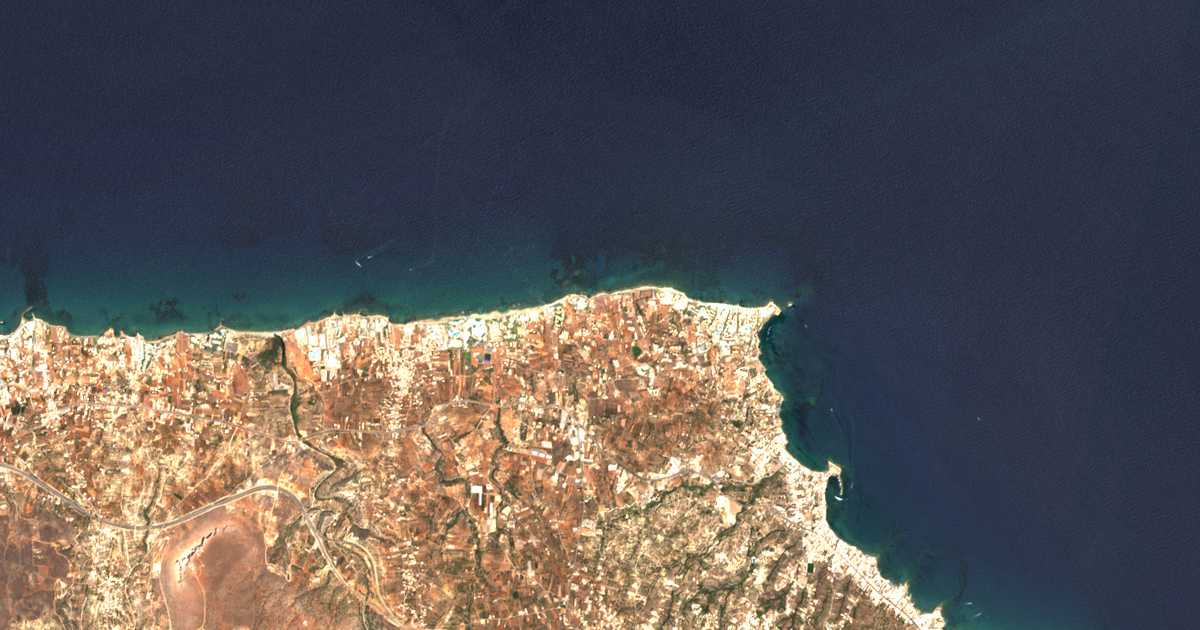 Satelitska karta: Agkisarás