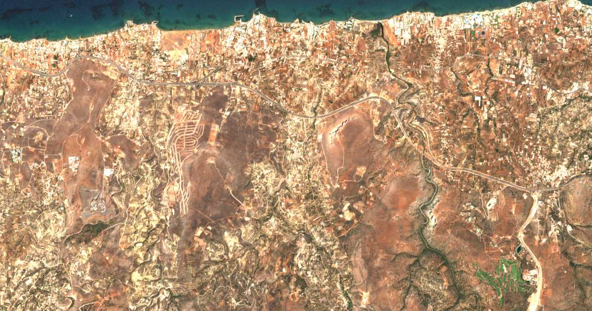 Satelitska karta: Goúvai