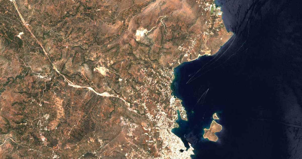 Satelitska karta: Katsíkia