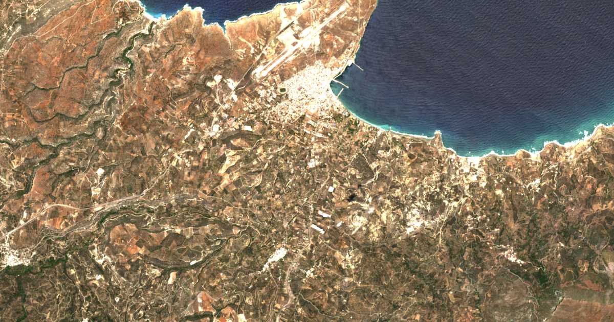 Satelitska karta: Anemomýlia