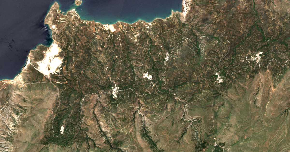 Satelitska karta: Tourlotí