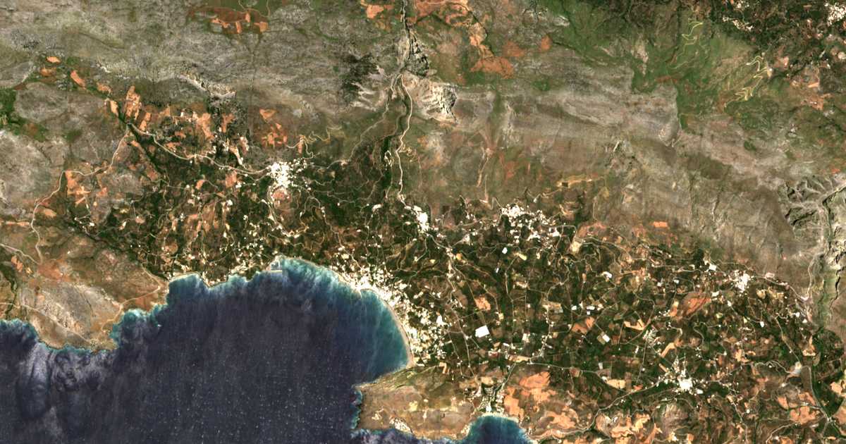 Satelitska karta: Mýrthios