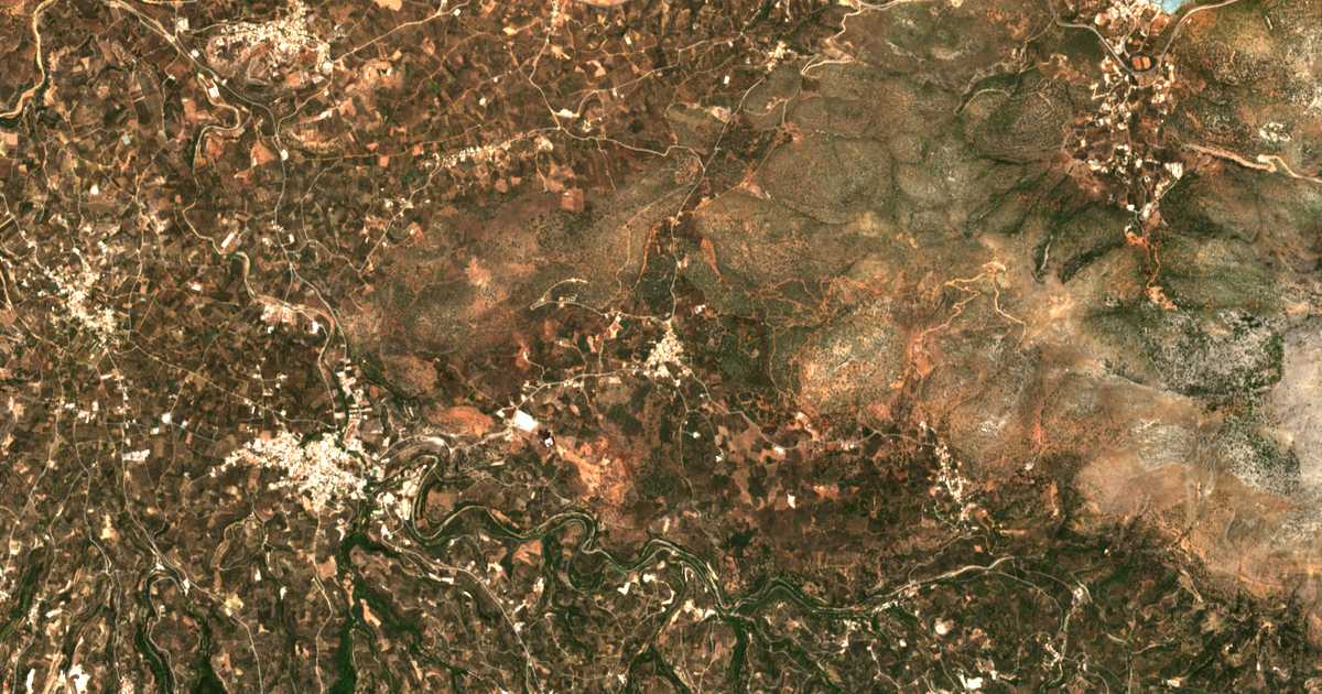 Satelitska karta: Melidónion