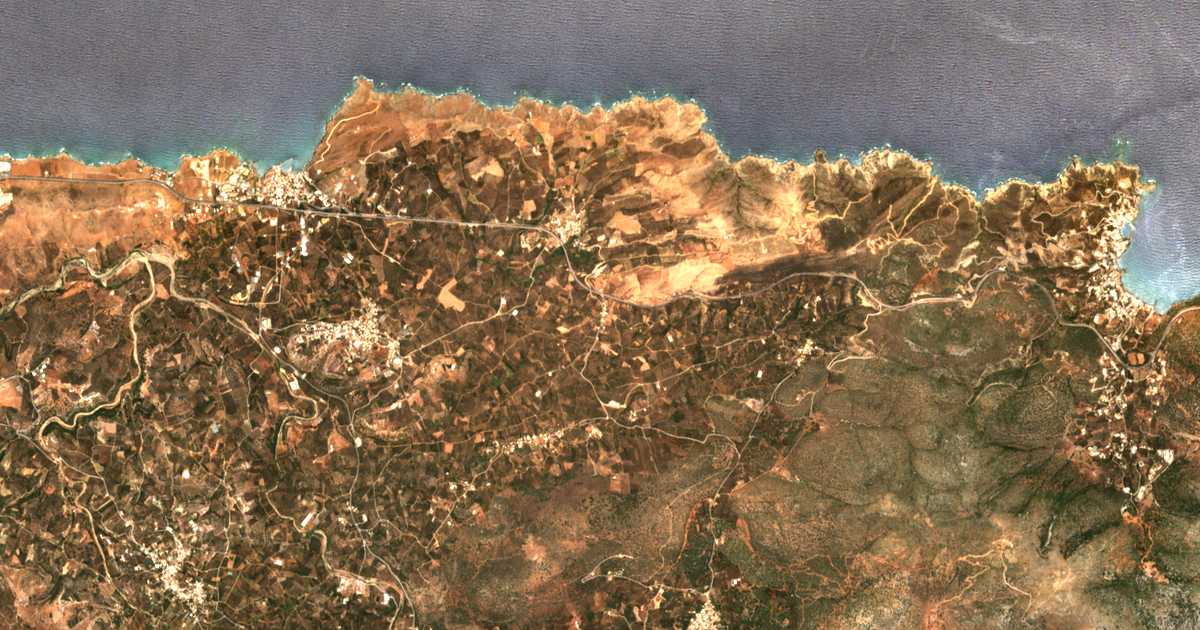 Satelitska karta: Siripidianá