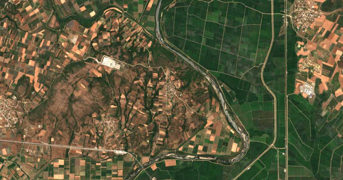 Satelitska karta: Gemistí