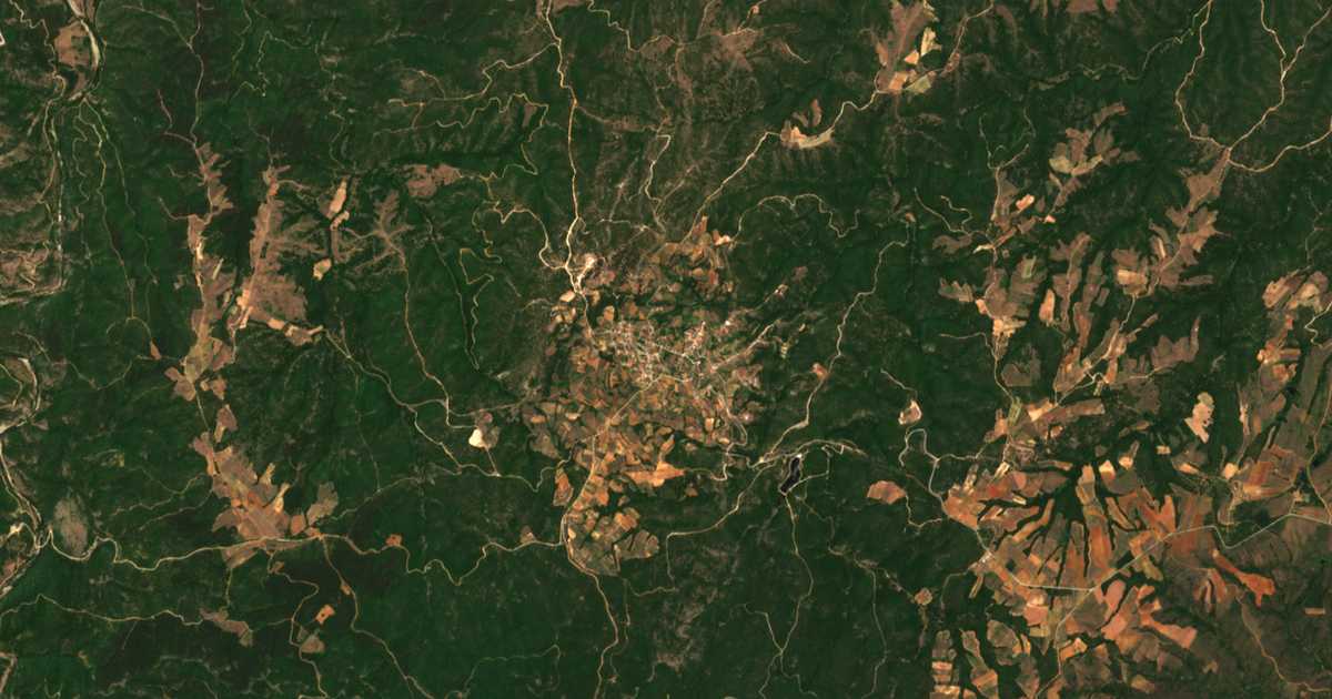 Satelitska karta: Sidiró