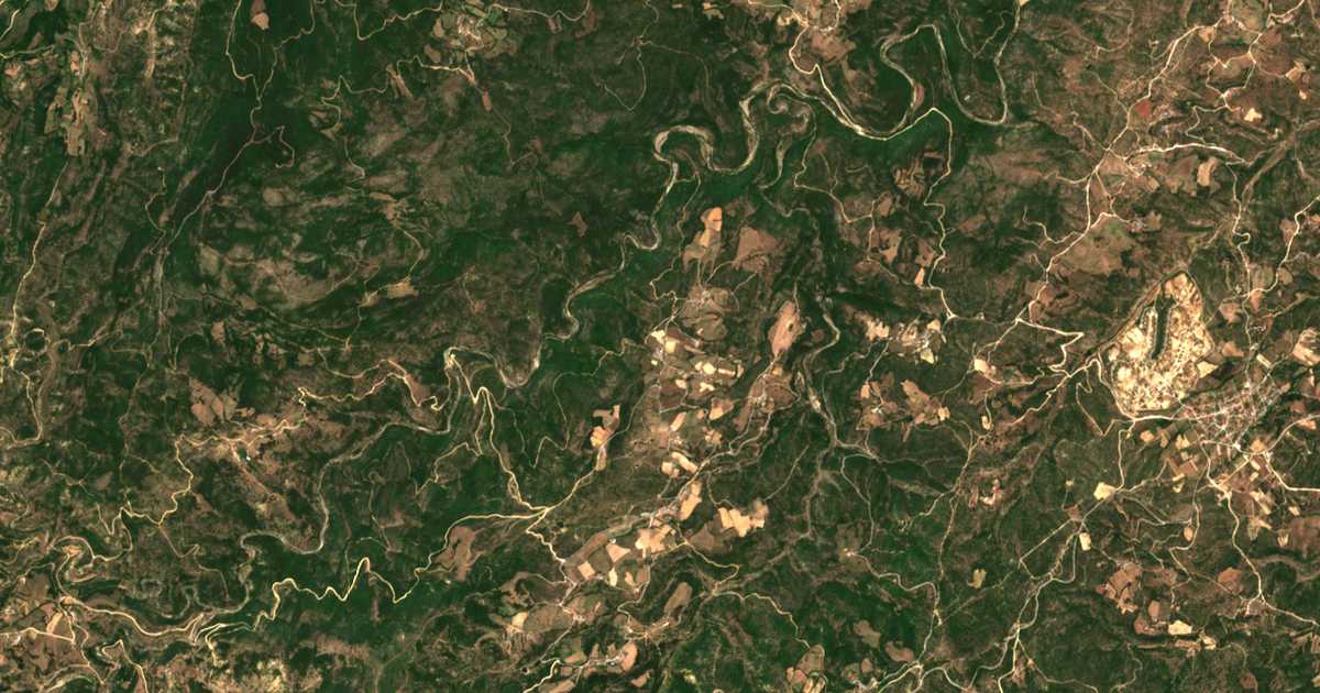 Satelitska karta: Sidirochórion