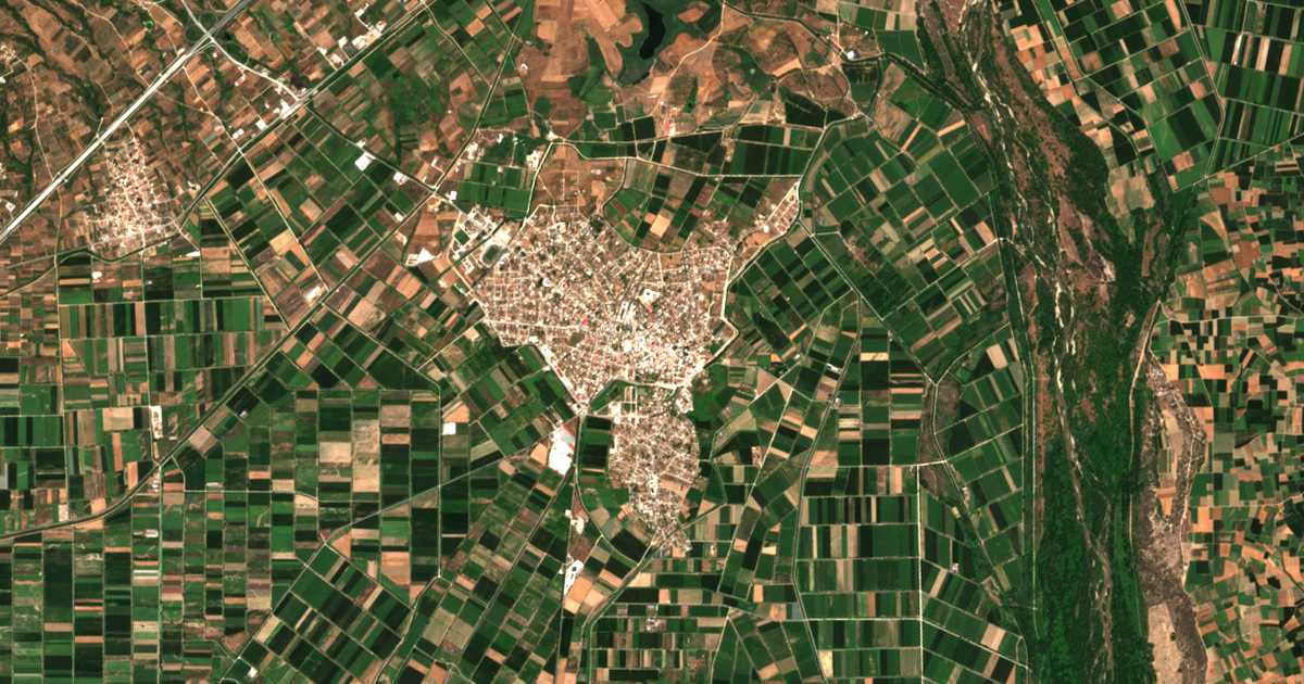Satelitska karta: Chrysoúpolis