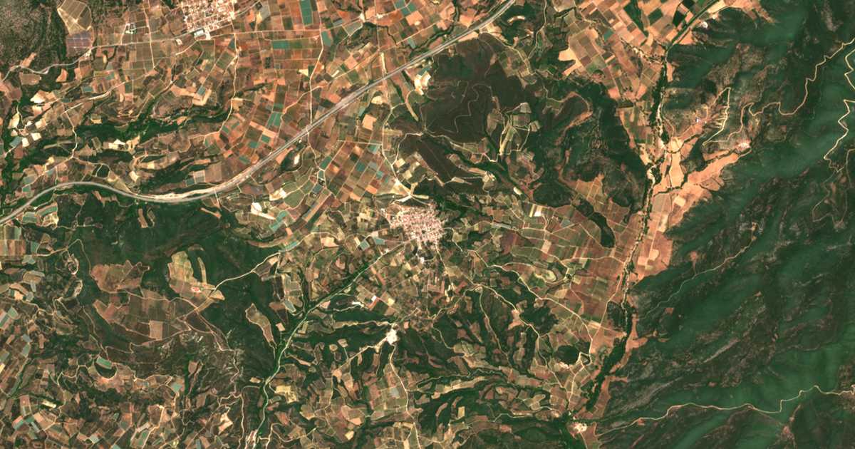 Satelitska karta: Akropótamos