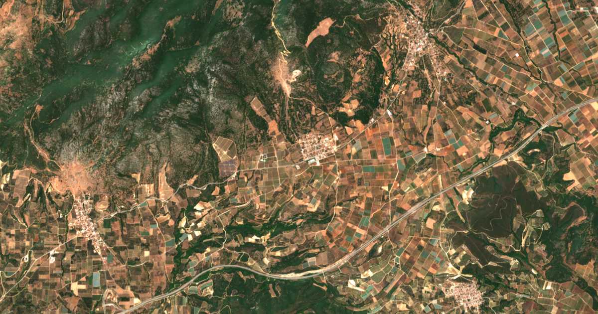 Satelitska karta: Kokkinochórion