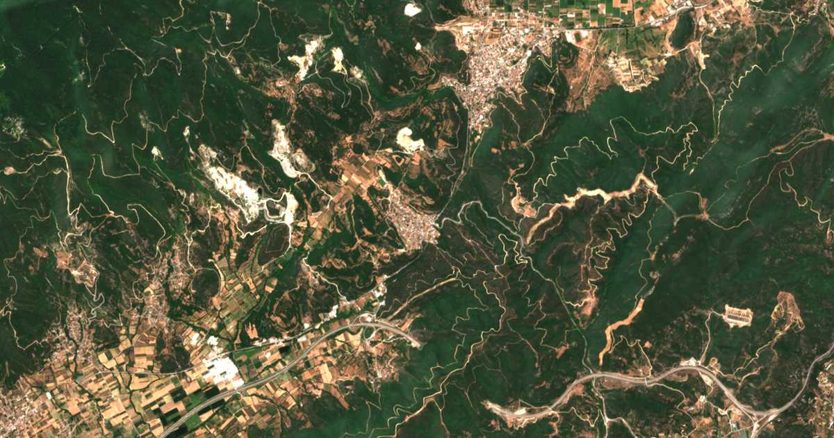 Satelitska karta: Panagiá