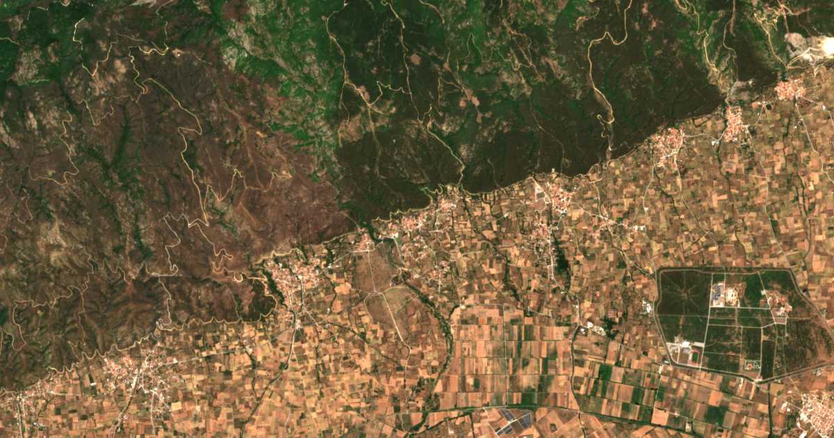 Satelitska karta: Míschos