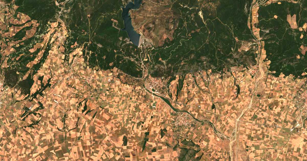 Satelitska karta: Gratiní
