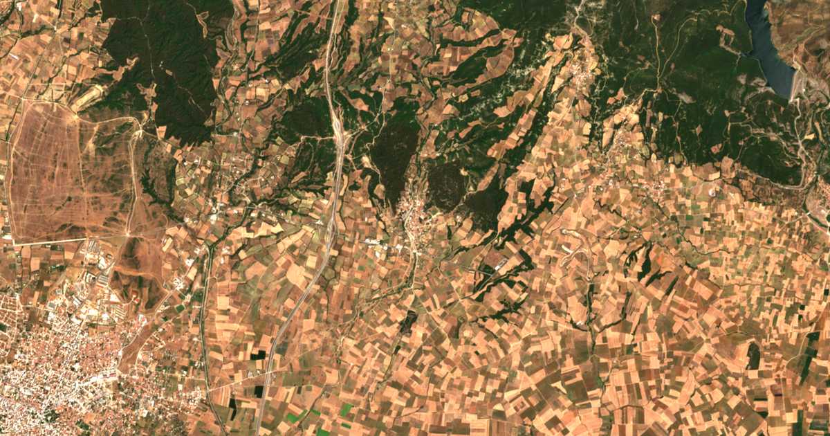 Satelitska karta: Kálchas