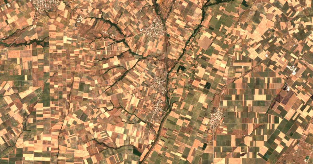 Satelitska karta: Méga Kranovoúnion