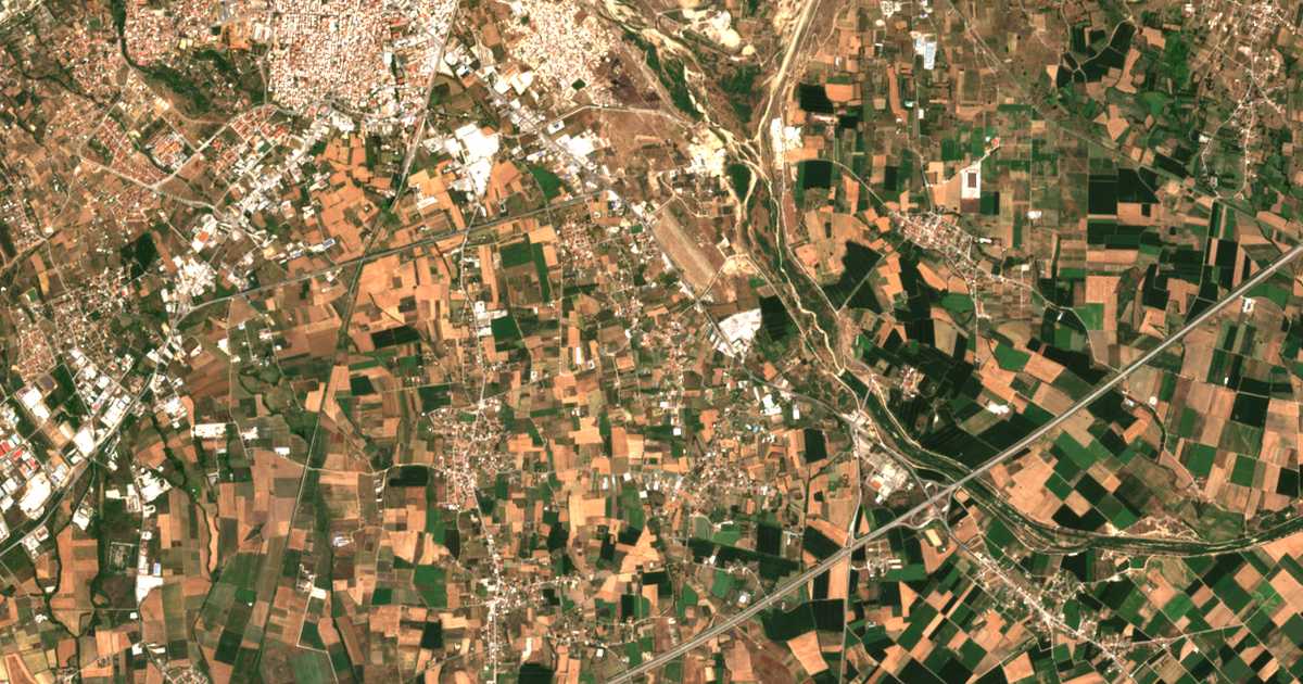 Satelitska karta: Palaiós Zygós