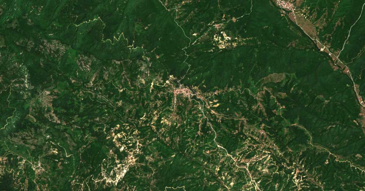 Satelitska karta: Páchni
