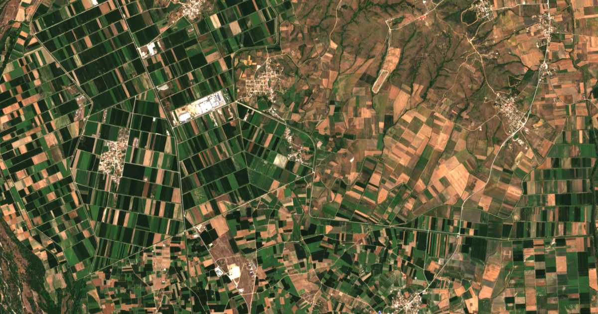 Satelitska karta: Palaión Ólvion