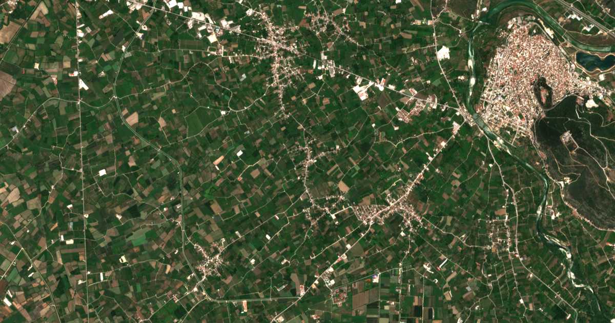 Satelitska karta: Kirkizátai