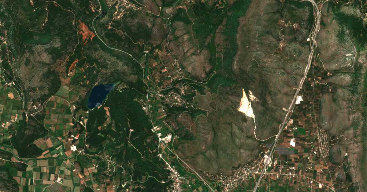 Satelitska karta: Pantánassa