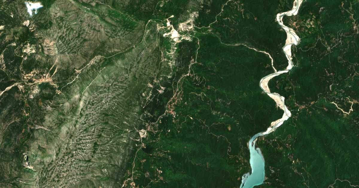 Satelitska karta: Rodavgí