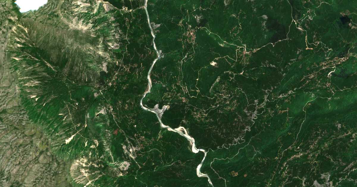 Satelitska karta: Gourianá