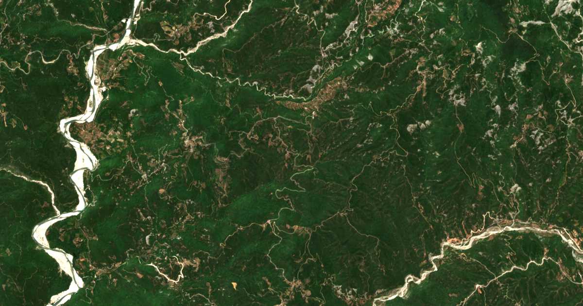 Satelitska karta: Kalloní