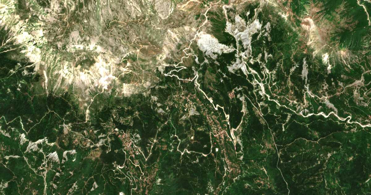 Satelitska karta: Korakáda