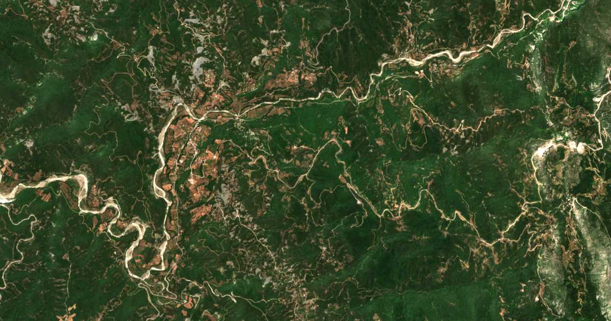Satelitska karta: Áno Kalentíni