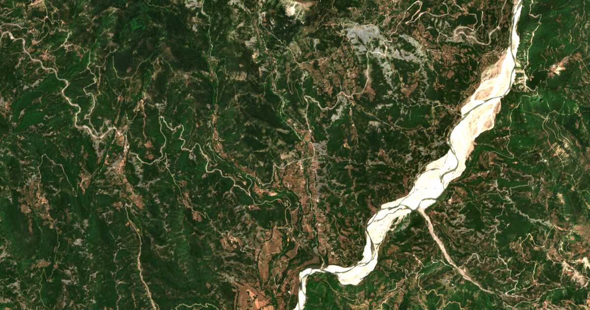 Satelitska karta: Miléai