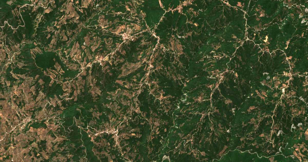 Satelitska karta: Palaiochorákion