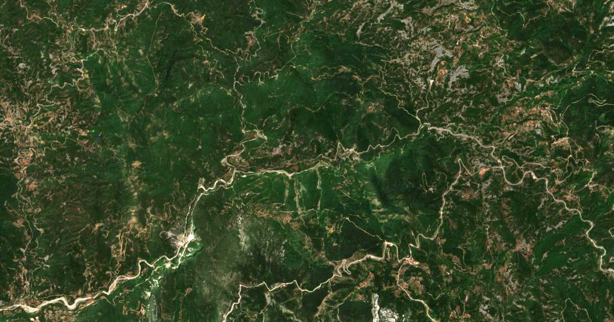 Satelitska karta: Retsianá